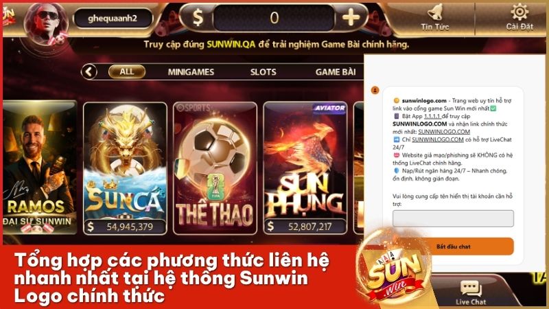 Danh sách các phương thức liên hệ SUNWIN chính thống đảm bảo an toàn cho người chơi