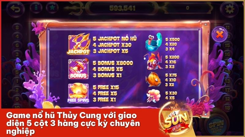 Khám phá thế giới đại dương đầy màu sắc khi trải nghiệm game nổ hũ Thủy Cung